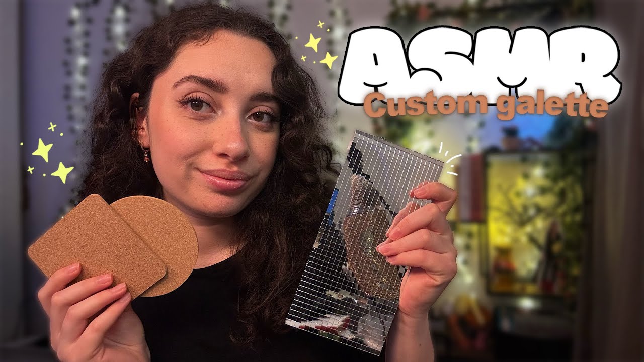 🌙 ASMR FRANÇAIS : ON FABRIQUE 2 NOUVELLES GALETTES ENSEMBLE 🪩 (trigger board)
