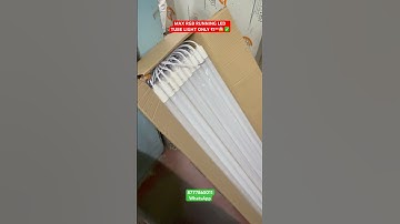 MAX RGB RUNNING LED TUBE LIGHT ONLY ₹1** #rgbtube #djlight #pixeltube #jbldj #djbox #palmexpo #dmx