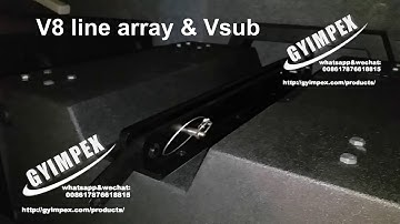 V8 line array and Vsub@GYAUDIO