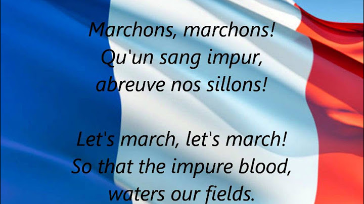 French National Anthem - "La Marseillaise" (FR/EN)