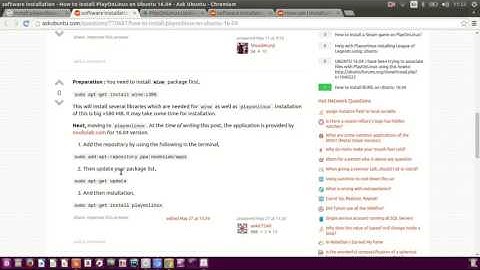 how to install playonlinux on ubuntu 16 04