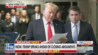 Terrified Trump struggles to read, makes MAJOR mistake