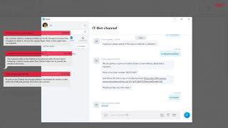 Better UX with chatbot - Skype + ITSM integration (Use case #3)