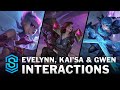 Evelynn, Kai&#39;Sa and Gwen - Card Special Interactions | Legends of Runeterra