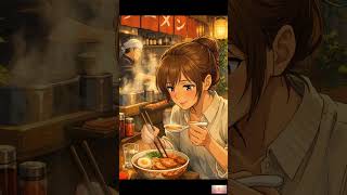 Ramen Asmr In A Beautiful Anime Café Relaxing Ghibli Style Eating Sounds