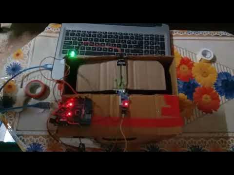 Smart Waste Segregation System Circuit Diagram