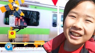 田端駅の鉄道スポットと山手線の踏切【がっちゃん】 - YouTube