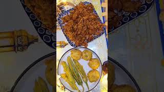 22nd Ramadan Iftari #breakfastfood#chanachaat #custurd#shamikabab #pakoda#limbusarbat#fruits#reel