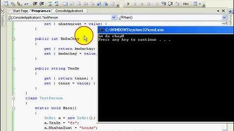Lập trình từ cơ bản đến nâng cao c#, c, c++, thuộc tính và phương thức - Ai cũng lập trình được!