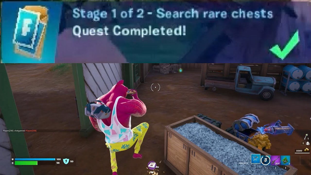Search rare chests Fortnite YouTube