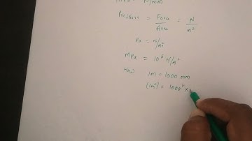 Conversion of MPa to N/mm² | #fluidmechanics #civilengineering