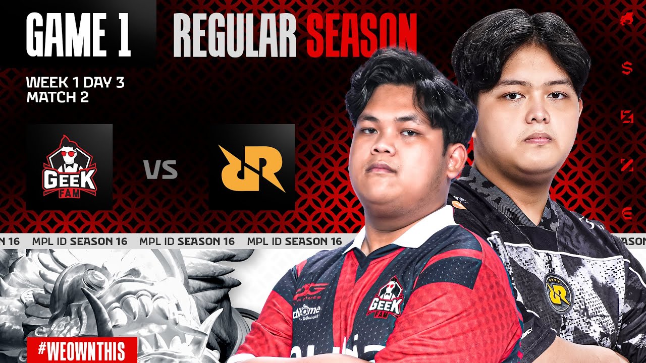 GEEK FAM ID vs RRQ HOSHI | Regular Season Week 1 Day 3 | Game 1 | 