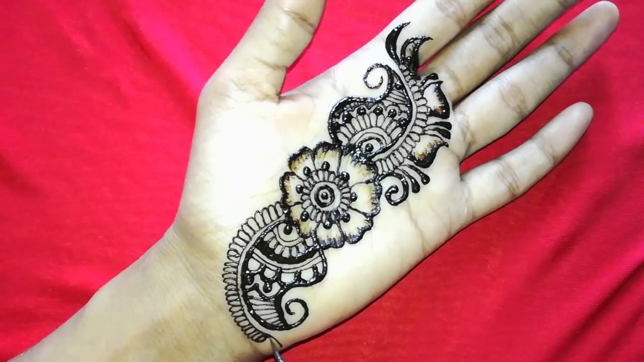 Mehndi Designs for kids for eid 2017 - YouTube