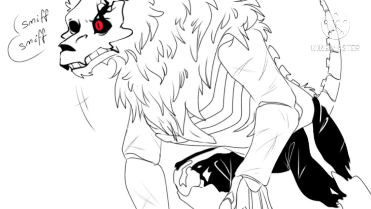 Wolf Horror Sans x Bunny Listener (по запросу protectth3child)