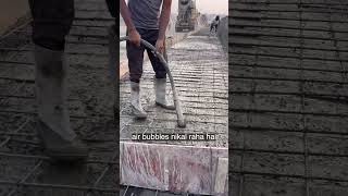 #slabdesign work #frictionslabcastung #slabcasting  #useofvibratorinconcrete #concretetesting