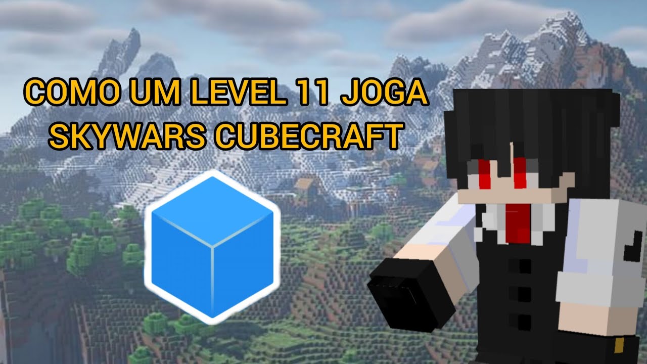 COMO UM LEVEL 11 JOGA SKYWARS CUBECRAFT | MOBILE GAMEPLAY - YouTube