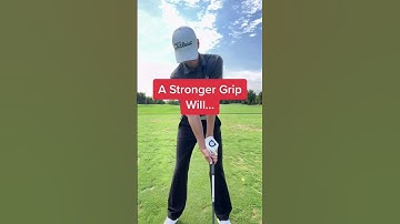 A STRONGER GRIP Will... 😳⛳️ Golf Swing Tips #shorts