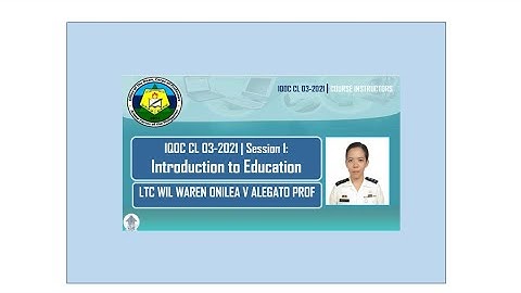 Foundations of Curriculum | CDC | IQC