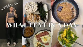 FULL DAY OF EATING 9 WEEKS OUT | BIKINI PREP