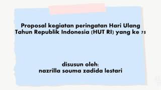 Proposal kegiatan peringatan HUT RI ke-75