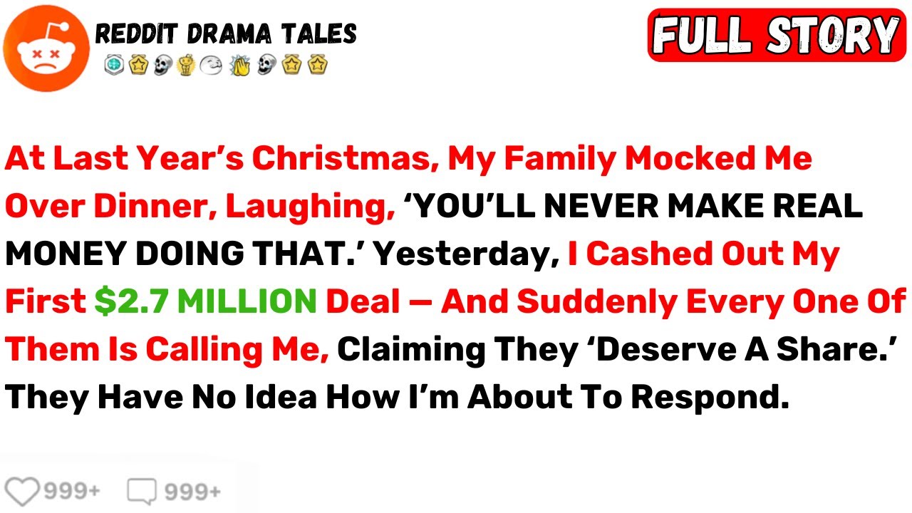 At Last Year’s Christmas, My Family Mocked Me Over Dinner, Laughing... - Best Reddit Stories