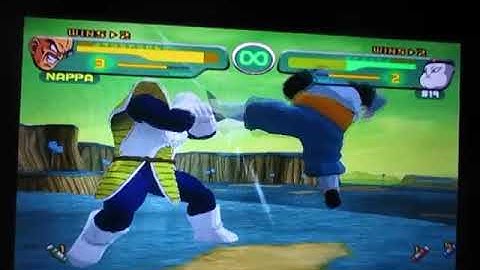 Dragon Ball Z Budokai(Gamecube)-Nappa vs Android 19