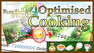 [RF4S] Cooking in Rune Factory for Stats and Profit - Making Money as Fast as Possible screenshot 4