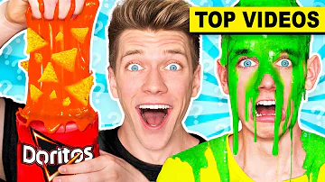 CRAZIEST MYSTERY WHEEL Of SLIME Challenges! How To Make Funny Satisfying DIY Slimes | Collins Key