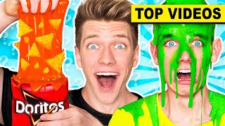 CRAZIEST MYSTERY WHEEL Of SLIME Challenges! How To Make Funny Satisfying DIY Slimes | Collins Key