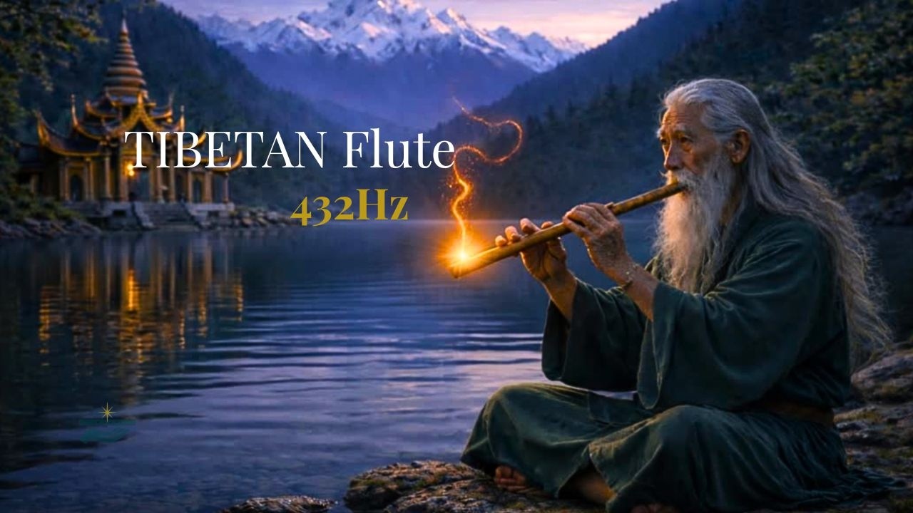 432Hz Tibetan Flute Meditation Music | Temple of Peace & Deep Inner Healing