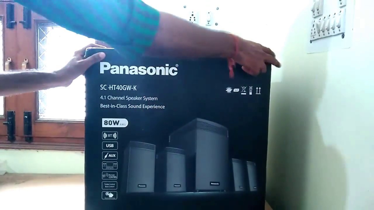 Unboxing | Quick function | Panasonic 80W | Home Theater System 4.1 |SC