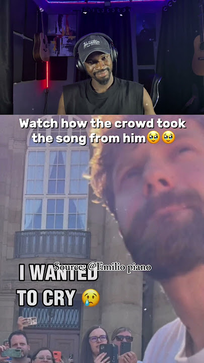 Watch as the crowd echoes the song!!❤️❤️ @emiliopiano.official