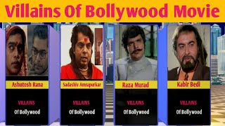 Oldest Villains Of Bollywood Movies | Comparison Video