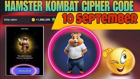 10 SEPTEMBER HAMSTER KOMBAT DAILY CIPHER CODE TODAY