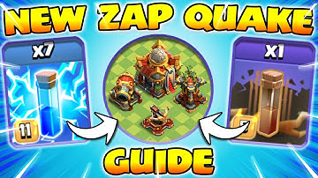 Zap Quake Guide for TH16 Attack Strategies (Clash of Clans)
