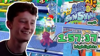 Finally got under 2 hours! (Super Mario Sunshine speedrunning)