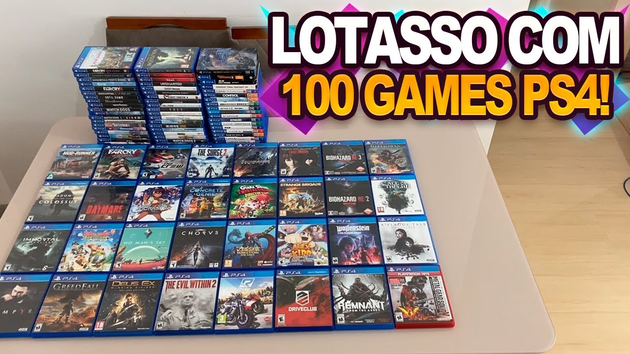Os 100 jogos mais jogados no PS4 em julho de 2021