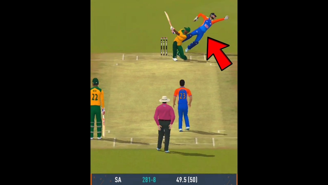 Unbelievable Wicket in Real Cricket! 