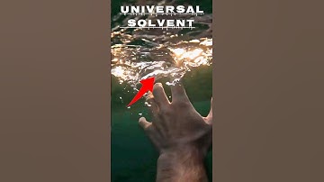 🤔 Why Water Is Called Universal Solvent? #education #drink #science