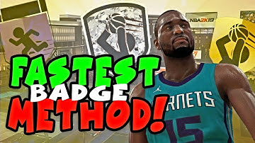 FASTEST WAY TO GET ALL BADGES IN ONE DAY! (NBA 2K19 SHOOTING GUARD & BADGES 2K19 GUIDE)