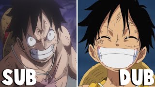 One Piece Sub vs Dub Comparison Part 2