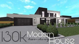 BLOXBURG: MODERN HOUSE BUILD | NO LARGE PLOT | 130K