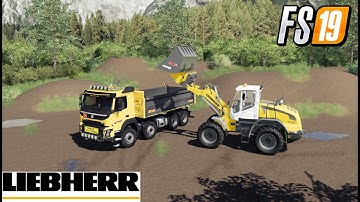 FS19 NEW LIEBHERR L-524 PUBLIC WORKS BIG ROAD TP MAP FARMING SIMULATOR 19