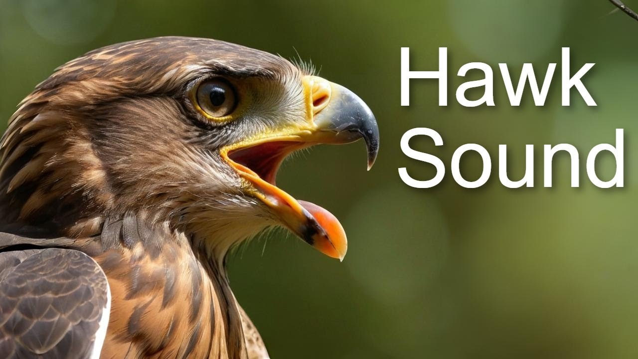 Hawk Sound 🦅 | Red Tailed Hawk Call & Scream to Scare Birds | Different ...