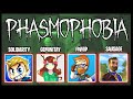 I Played MORE Phasmophobia And This Happened.. | Ft. GeminiTay, FWhip & Sausage