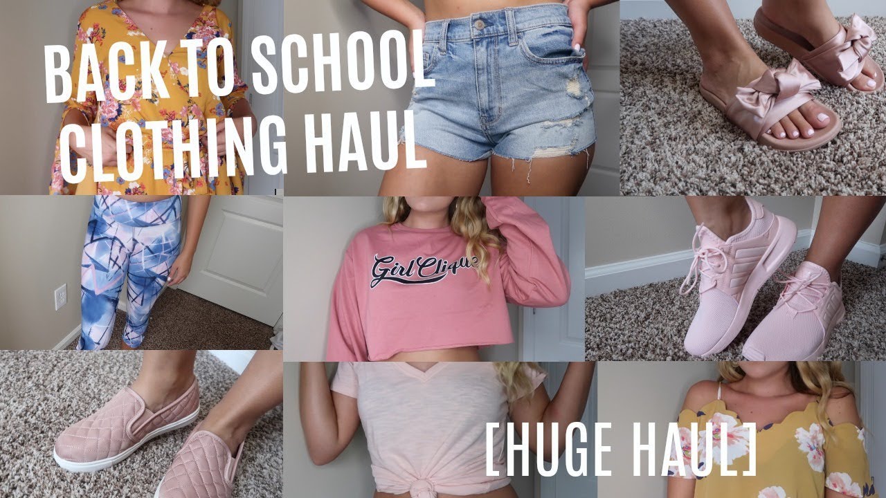 HUGE BACK TO SCHOOL CLOTHING HAUL 2017