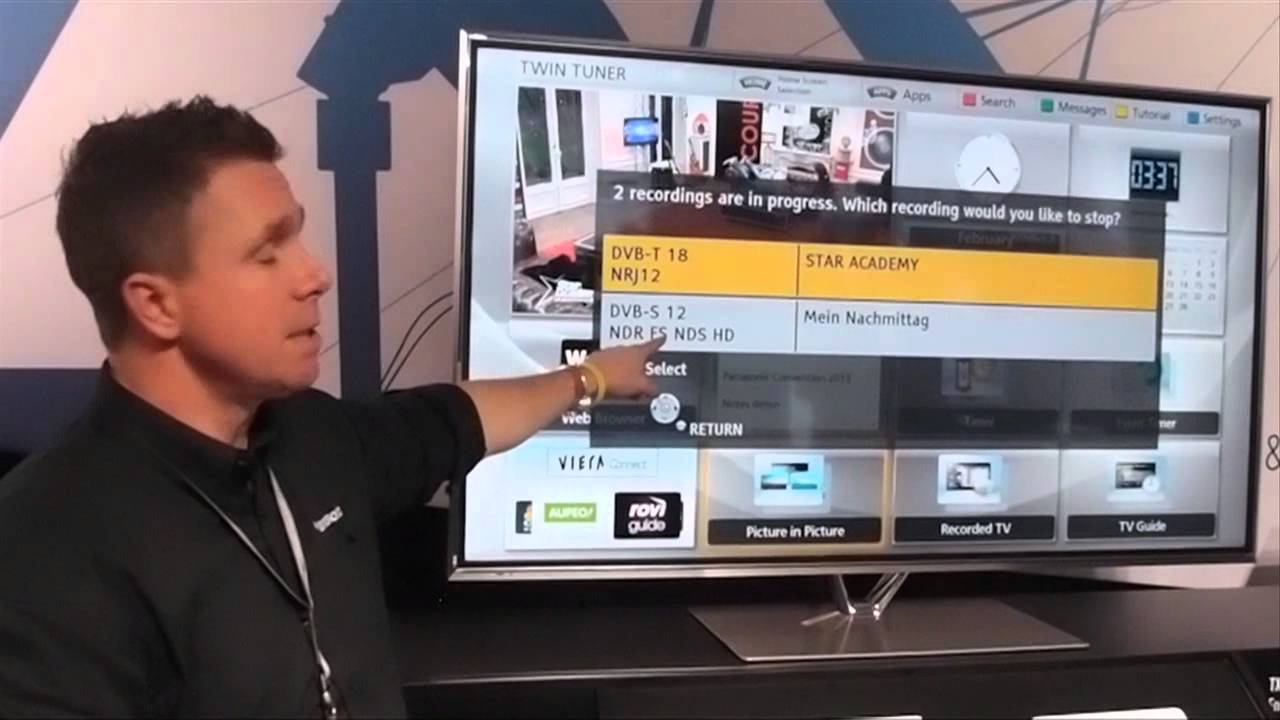 Panasonic twin tuners - YouTube