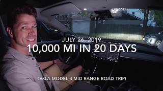 10000 miles in 20 days - NJ to Oconomowoc, WI