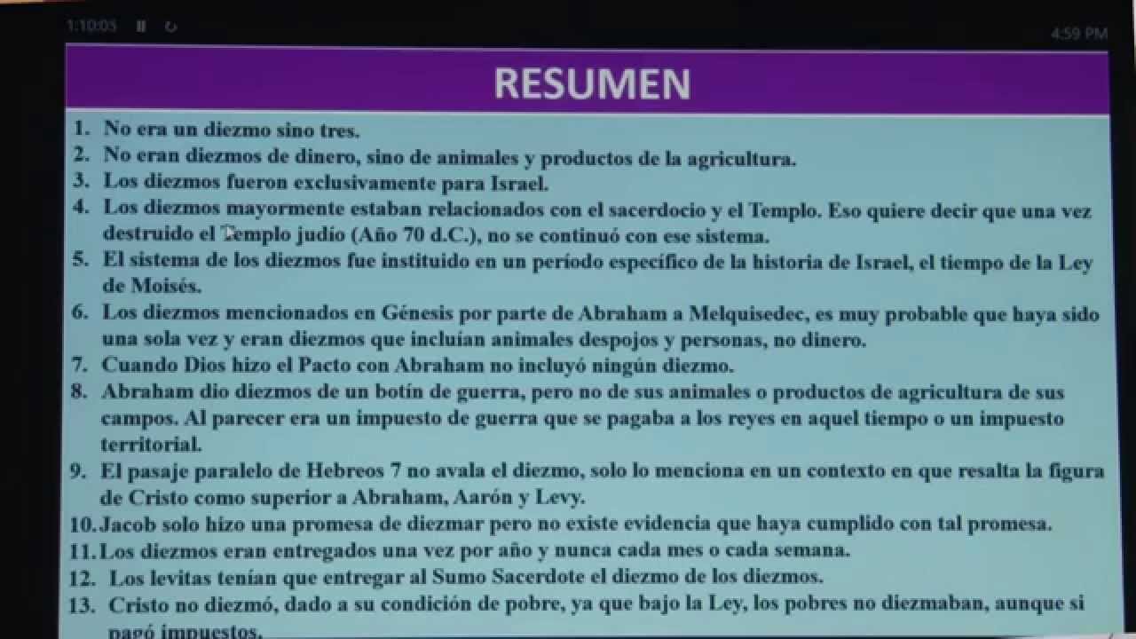 El Diezmo está abolido