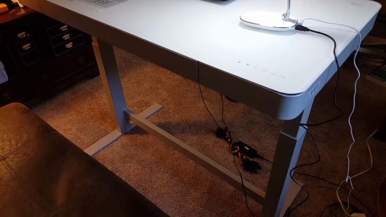 Costco Adjustable Height Desk Review Youtube